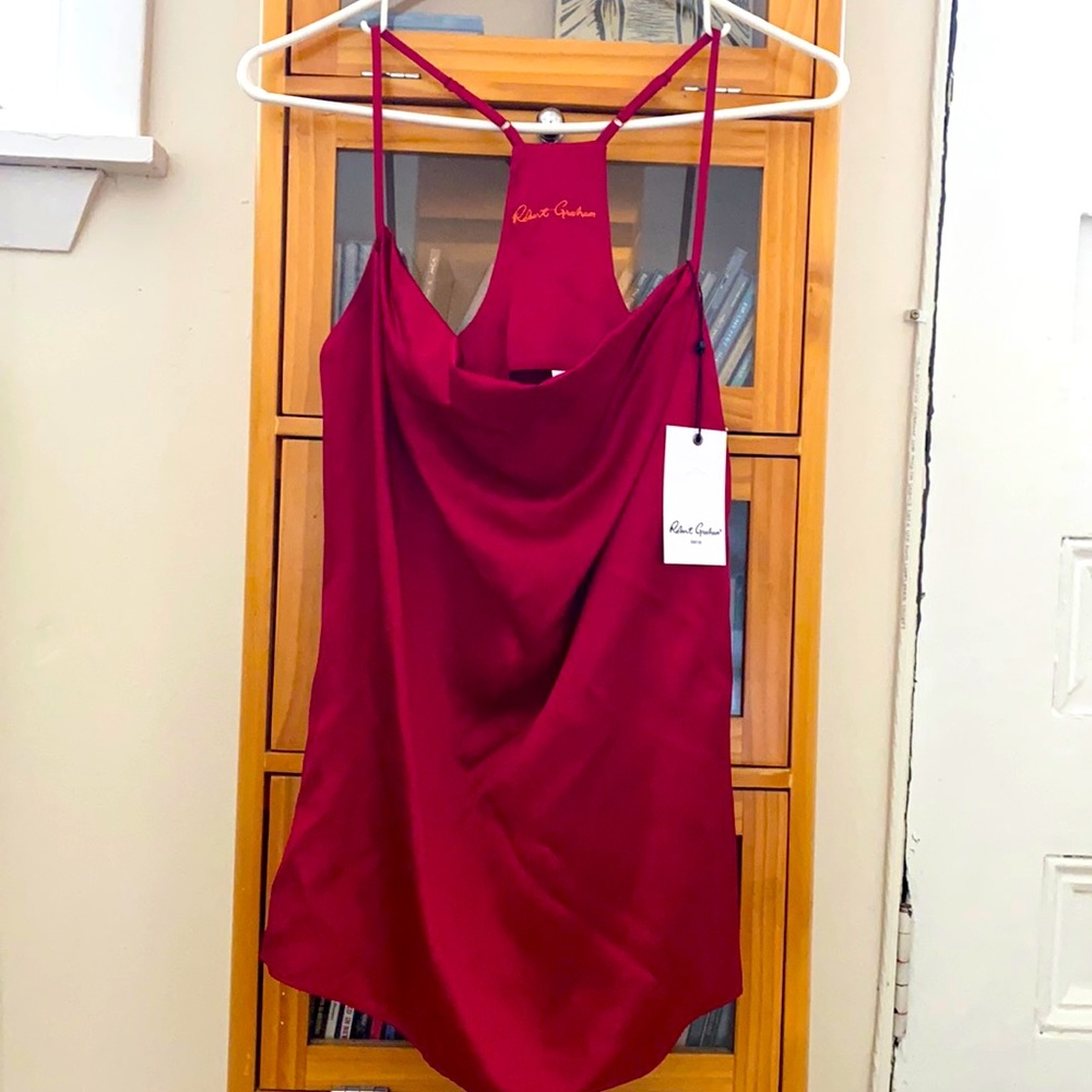NWT Robert Graham red top
